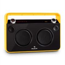 Bebop Ghettoblaster, žltý, USB bluetooth AUX MIC Auna