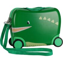 Proworld Detský cestovný kufor s popruhom Dinosaur